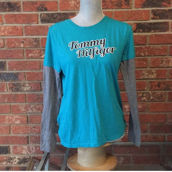 Tommy Hilfiger Tops - Tommy Hilfiger Graphic Spellout Baseball Tee